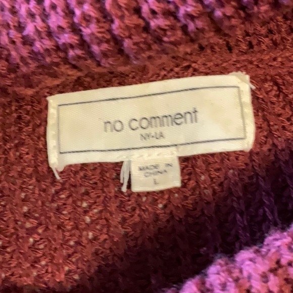 Red Cowl Neck Sweater with Turtleneck Style - Picture 5 of 7